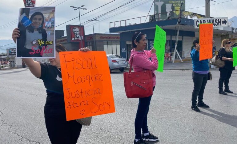Exige familia de Sofía justicia con bloqueo
