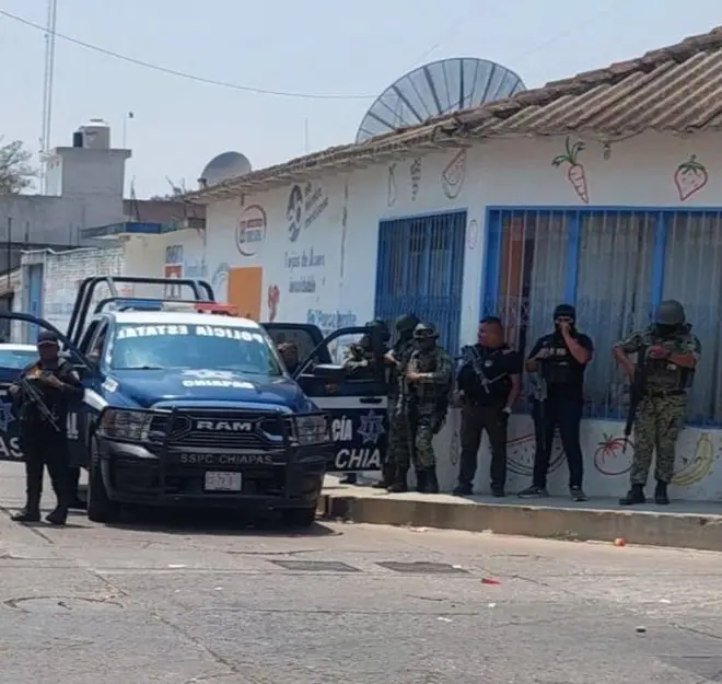 Ejecutan a dos policías en Ocozocoautla, Chiapas
