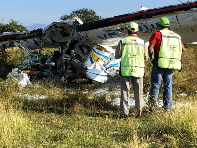 Se desploma avioneta en Atizapán, Edomex; hay heridos