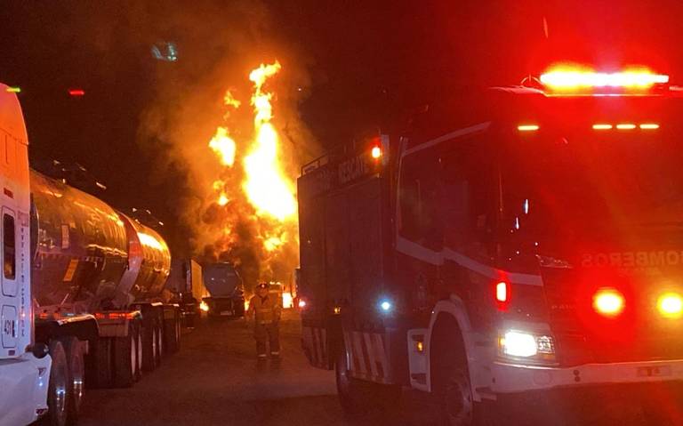 Explotan 5 pipas de gas LP en Tula