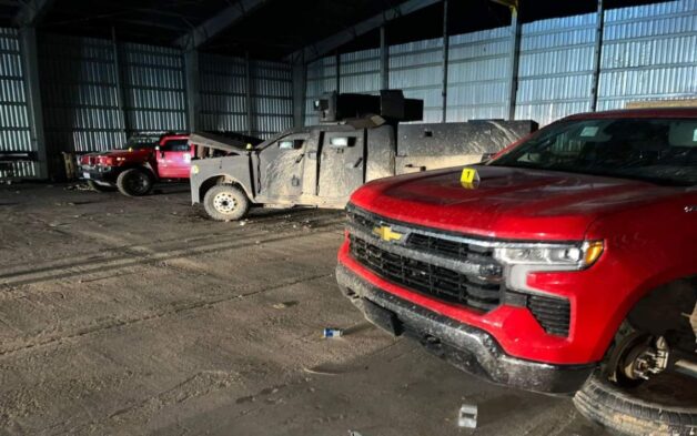 en Sonora taller para blindar vehículos tipo ‘monstruo’