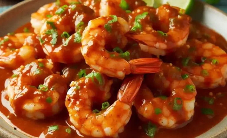 Camarones enchipotlados, receta fácil y deliciosa
