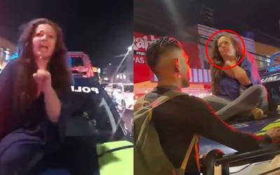 Detiene a ex diputada federal tras protagonizar pelea en vía pública de Puebla