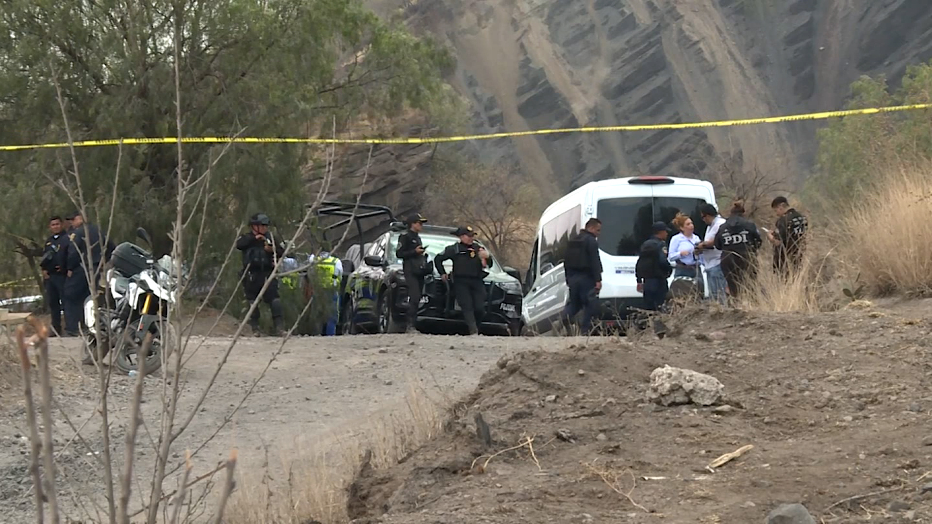 Restos óseos hallados en un presunto crematorio de la capital mexicana